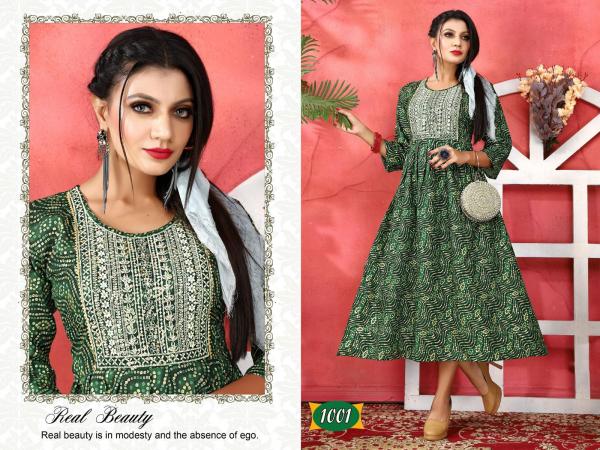 Golden Britt 1 Rayon Wear Rayon Anarkali Kurti Collection